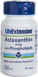 Life Extension Life Extension Astaksantyna z fosfolipidami 4 mg - 30 kapsułek 1