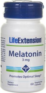 Life Extension Life Extension Melatonina 3 mg - 60 kapsułek 1