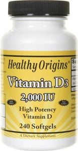 Healthy Origins Healthy Origins Witamina D3 2000 IU - 240 kapsułek 1