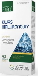 Medica Herbs Medica Herbs Kwas hialuronowy 210 mg - 60 kapsułek 1
