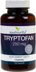 MEDVERITA Medverita Tryptofan L-tryptofan 250 mg - 100 kapsułek 1