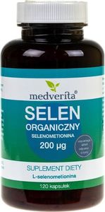 MEDVERITA Medverita Selen Organiczny L-Selenometionina 200 g - 120 kapsułek 1