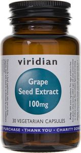 Viridian Viridian OPC Wyciąg z pestek winogron 100 mg - 30 kapsułek 1