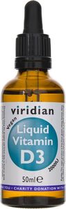 Viridian Viridian Witamina D3 2000 IU w płynie - 50 ml 1
