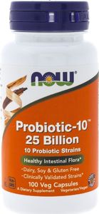 NOW Foods Now Foods Probiotic-10 (Probiotyk) 25 miliardów - 100 kapsułek 1
