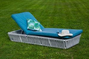 Bello Giardino Łóżko Aluminiowe Przeplatane Sznurem Corda 2