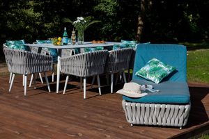 Bello Giardino Łóżko Aluminiowe Przeplatane Sznurem Corda 5