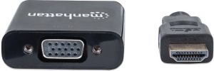 Adapter AV Manhattan HDMI - D-Sub (VGA) czarny (151436) 2