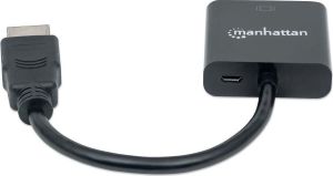 Adapter AV Manhattan HDMI - D-Sub (VGA) czarny (151436) 4