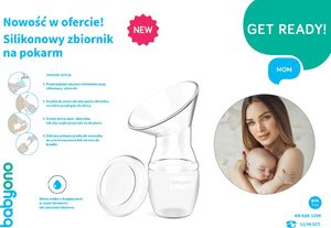 BabyOno Babyono silikonowy zbiornik na pokarm 5