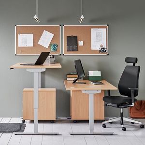 Biurko ECOabc Flexus Jasnobrązowe 160 cm x 80 cm 3