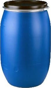 ECOabc Beczka plastikowa z deklem 120l niebieska 1