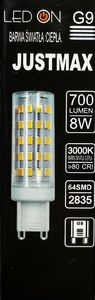 Auhilon Przezroczysta żarówka G9 8W naturalna Auhilon LED WL-G9-8W01B 1