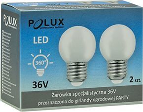 Polux Mleczna żarówka E27 ,5W ciepła Polux LED 308740 1