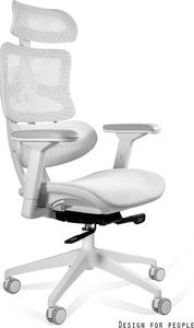 Krzesło biurowe Unique Ergotech Białe 1