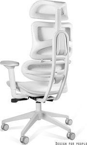 Krzesło biurowe Unique Ergotech Białe 2