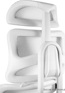 Krzesło biurowe Unique Ergotech Białe 3