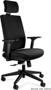 Krzesło biurowe Unique Shell Czarne 1