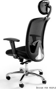 Krzesło biurowe Unique Expander Czarne 2