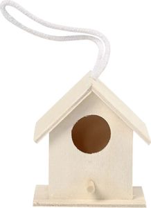 Creativ Company Drewniany domek dla ptaków - MINI 6 cm (575750) 1