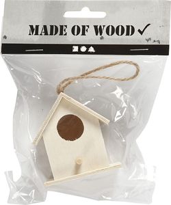 Creativ Company Drewniany domek dla ptaków - MINI 6 cm (575750) 3