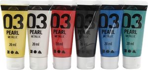 Creativ Company Zestaw farb akrylowych metalicznych 2