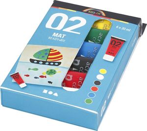 Creativ Company Zestaw farb akrylowych matowych 4