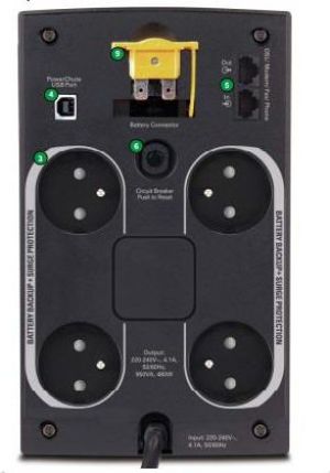 UPS APC BACK-UPS 1400 (BX1400U-FR) 2