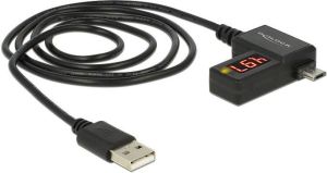 Kabel USB Delock Micro AM-MBM5P ze wskaźnikiem A/V 1m (83569) 1