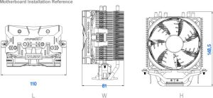 Chłodzenie CPU Zalman Optima CNPS8X 10