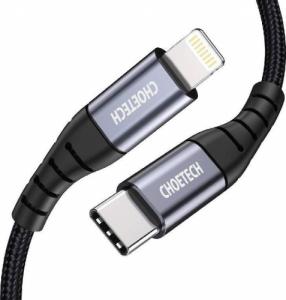 Kabel USB Choetech USB-C - Lightning 1.2 m Czarny (IP0039 BLACK) 1