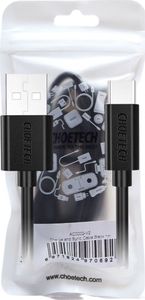 Kabel USB Choetech USB-A - USB-C 0.5 m Czarny (AC0001 BLACK) 7