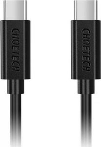 Kabel USB Choetech USB-C - USB-C 1 m Czarny (CC0002 BLACK) 1