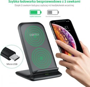 Ładowarka Choetech T555-F Indukcyjna 2 A (T555-F BLACK) 3