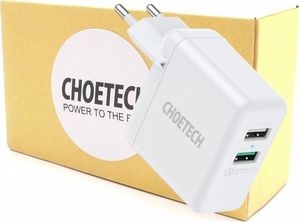 Ładowarka Choetech Q3006 2x USB-A 3 A (Q3006 WHITE) 4