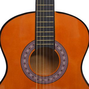 vidaXL Gitara klasyczna dla początkujących, 3/4 (36), lipa 5