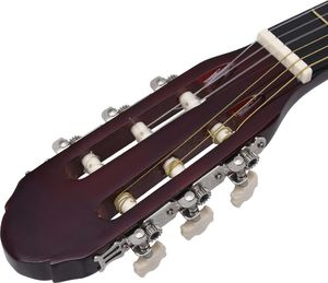 vidaXL Gitara klasyczna dla początkujących, 4/4 39, drewno lipowe 5