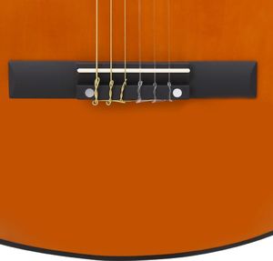 vidaXL Gitara klasyczna dla początkujących, 4/4 39, drewno lipowe 6