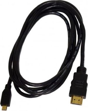 Kabel Art HDMI Micro - HDMI 1.8m czarny (KABHDEM/HDE AL-OEM-38) 1