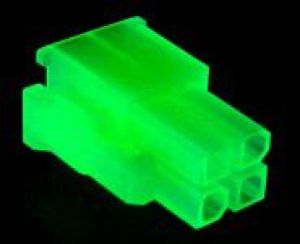 AC Ryan Wtyk 4-pin złącze zasilania UV Zielony (ACR-CB8089) 1