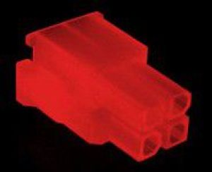 AC Ryan Wtyk 4-pin złącze zasilania UV Czerwony (ACR-CB8096) 1