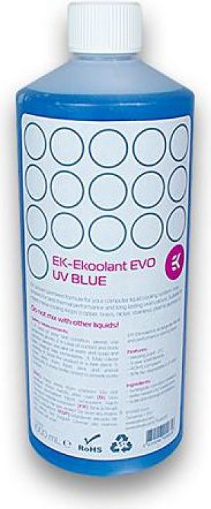 EK Water Blocks Płyn EK-Ekoolant EVO Premix, UV Blue, 1000ml (3830046999658) 1