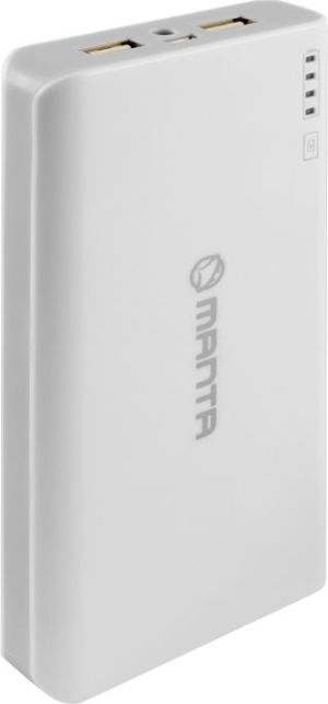 Powerbank Manta PowerBank MA503 7200mAh, Biały (MA503= 1