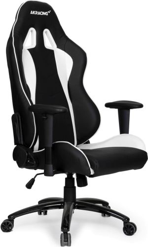 Fotel AKRacing Nitro Czarno-biały (NP-1180) 5