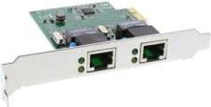Karta sieciowa InLine 2x Gigabit, PCIe x1, Low Profile (51126I) 1
