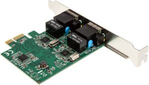 Karta sieciowa InLine 2x Gigabit, PCIe x1, Low Profile (51126I) 3