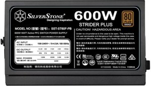 Zasilacz SilverStone Strider Plus ST60F-PB 600W (SST-ST60F-PB) 2