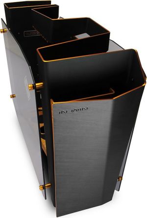 Obudowa In Win S-Frame Czarno-złoty 2