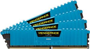 Pamięć Corsair Vengeance LPX, DDR4, 32 GB, 2133MHz, CL14 (CMK32GX4M4A2400C14B) 1
