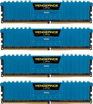 Pamięć Corsair Vengeance LPX, DDR4, 32 GB, 2133MHz, CL14 (CMK32GX4M4A2400C14B) 2